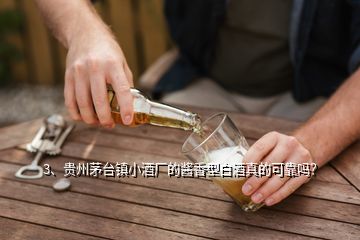 3、貴州茅臺(tái)鎮(zhèn)小酒廠的醬香型白酒真的可靠嗎？