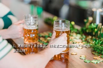 1、茅臺鎮(zhèn)除了茅臺集團，排名第二的酒是什么？價格質(zhì)量怎么樣？