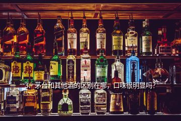 3、茅臺和其他酒的區(qū)別在哪，口味很明顯嗎？