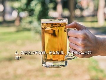 1、如何區(qū)分茅臺鎮(zhèn)、茅臺集團(tuán)、茅臺股份公司的酒？