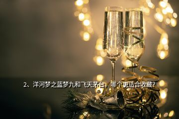 2、洋河夢之藍夢九和飛天茅臺，哪個更適合收藏？