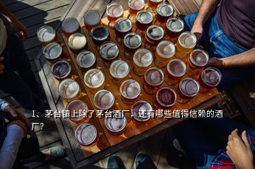 1、茅臺鎮(zhèn)上除了茅臺酒廠，還有哪些值得信賴的酒廠？