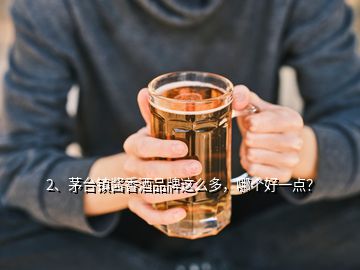 2、茅臺鎮(zhèn)醬香酒品牌這么多，哪個好一點？