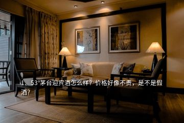 1、53°茅臺(tái)迎賓酒怎么樣？?jī)r(jià)格好像不貴，是不是假酒？