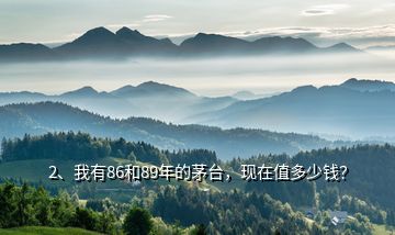 2、我有86和89年的茅臺(tái)，現(xiàn)在值多少錢(qián)？