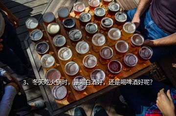 3、冬天吃火鍋時(shí)，是喝白酒好，還是喝啤酒好呢？
