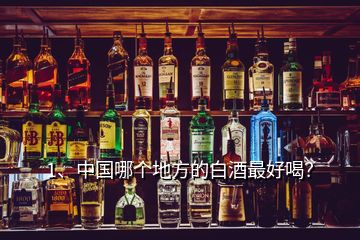 1、中國哪個(gè)地方的白酒最好喝？