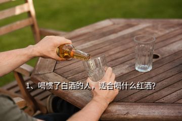 1、喝慣了白酒的人，適合喝什么紅酒？