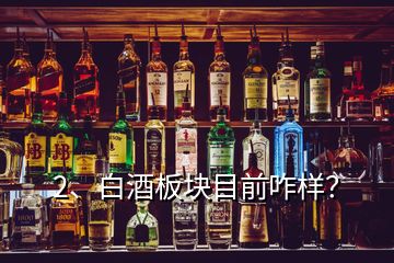 2、白酒板塊目前咋樣？