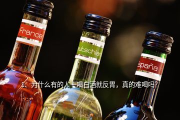 1、為什么有的人一喝白酒就反胃，真的難喝嗎？