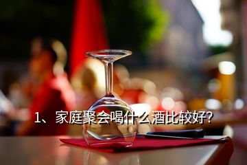 1、家庭聚會(huì)喝什么酒比較好？