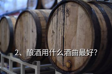 2、釀酒用什么酒曲最好？