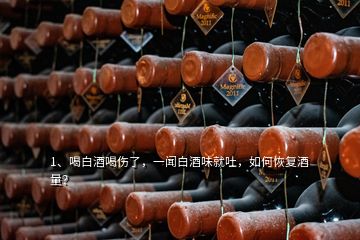 1、喝白酒喝傷了，一聞白酒味就吐，如何恢復酒量？