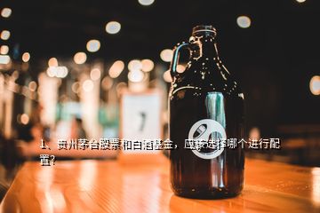 1、貴州茅臺(tái)股票和白酒基金，應(yīng)該選擇哪個(gè)進(jìn)行配置？