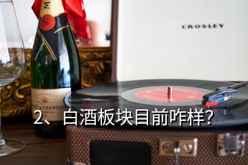 2、白酒板塊目前咋樣？