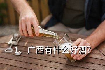 1、廣西有什么好酒？