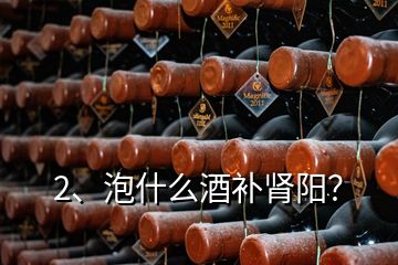 2、泡什么酒補(bǔ)腎陽？