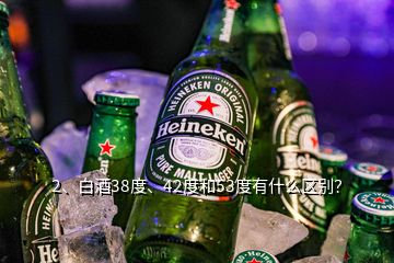 2、白酒38度、42度和53度有什么區(qū)別？