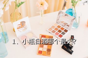 1、小瓶白酒哪個(gè)最火？