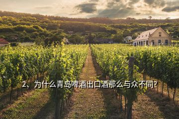 2、為什么青島啤酒出口酒那么與眾不同？