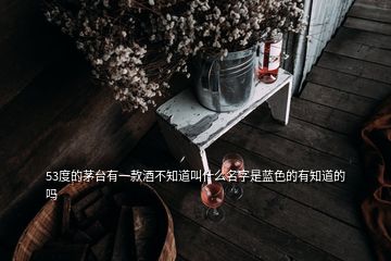 53度的茅臺(tái)有一款酒不知道叫什么名字是藍(lán)色的有知道的嗎