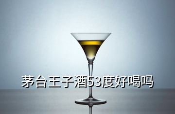 茅臺(tái)王子酒53度好喝嗎