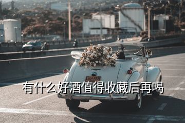 有什么好酒值得收藏后再喝