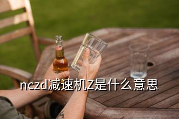 nczd減速機Z是什么意思