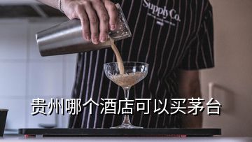 貴州哪個(gè)酒店可以買(mǎi)茅臺(tái)