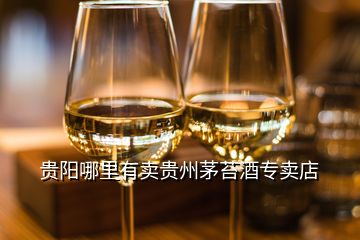 貴陽哪里有賣貴州茅苔酒專賣店