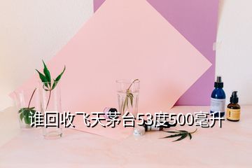 誰回收飛天茅臺53度500毫升