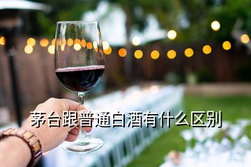 茅臺跟普通白酒有什么區(qū)別