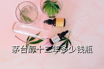 茅臺醇十二年多少錢瓶