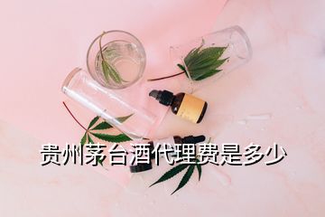 貴州茅臺酒代理費是多少