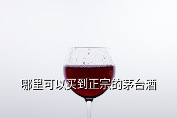 哪里可以買(mǎi)到正宗的茅臺(tái)酒