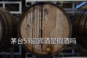 茅臺53迎賓酒是假酒嗎