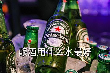 釀酒用什么水最好