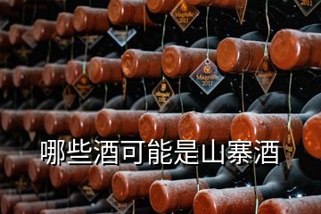 哪些酒可能是山寨酒