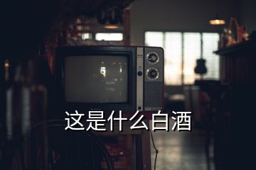 這是什么白酒