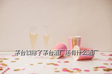 茅臺(tái)鎮(zhèn)除了茅臺(tái)酒廠還有什么酒廠