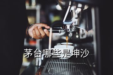 茅臺哪些是坤沙