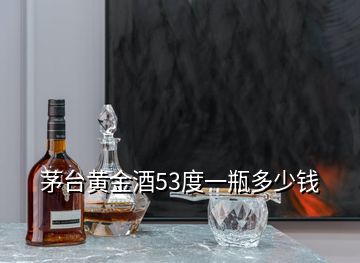 茅臺黃金酒53度一瓶多少錢