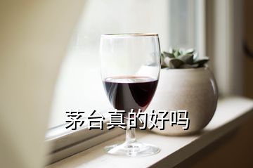 茅臺(tái)真的好嗎