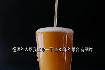 懂酒的人幫我鑒定一下 1981年的茅臺 有圖片