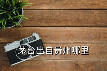 茅臺(tái)出自貴州哪里