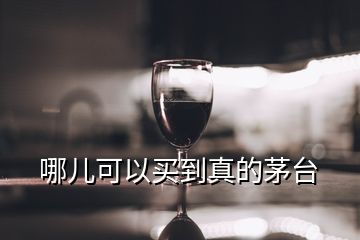 哪兒可以買(mǎi)到真的茅臺(tái)