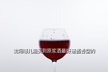 沈陽(yáng)哪兒能買(mǎi)到原漿酒最好是醬香型的