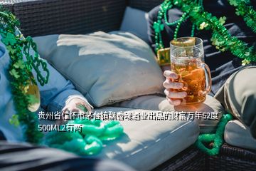 貴州省仁懷市茅臺(tái)鎮(zhèn)飄香魂酒業(yè)出品的財(cái)富萬年52度500ML2有兩