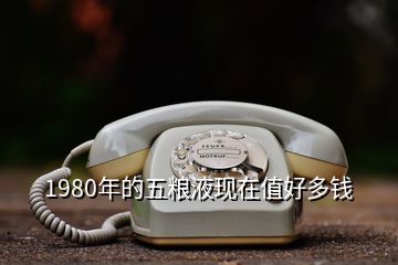 1980年的五糧液現(xiàn)在值好多錢