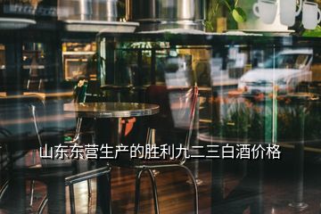 山東東營生產(chǎn)的勝利九二三白酒價格